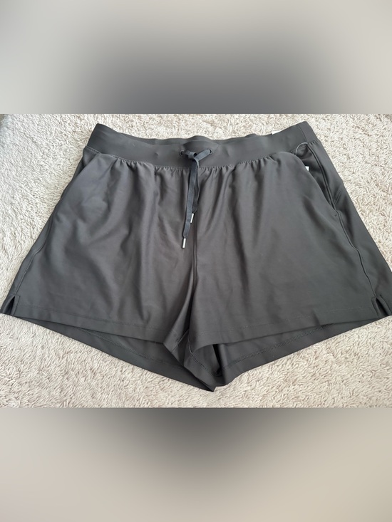 Old Navy Pants - Old Navy Charcoal Gray Athletic Drawstring Shorts